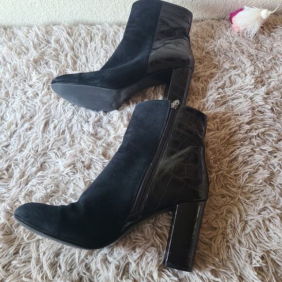 Michael Shannon Suede Booties Size 10 - Picture 8 of 16